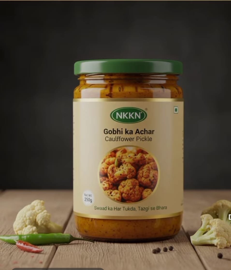 NKKN Cauliflower Pickle A Crunchy Tradition Packed with Authentic Indian Flavour
