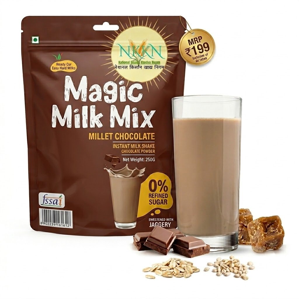 NKKN Brand Instant hot Magic Mix Millet Chocolate – A Delicious and Nutritious Choice for Modern Lifestyles